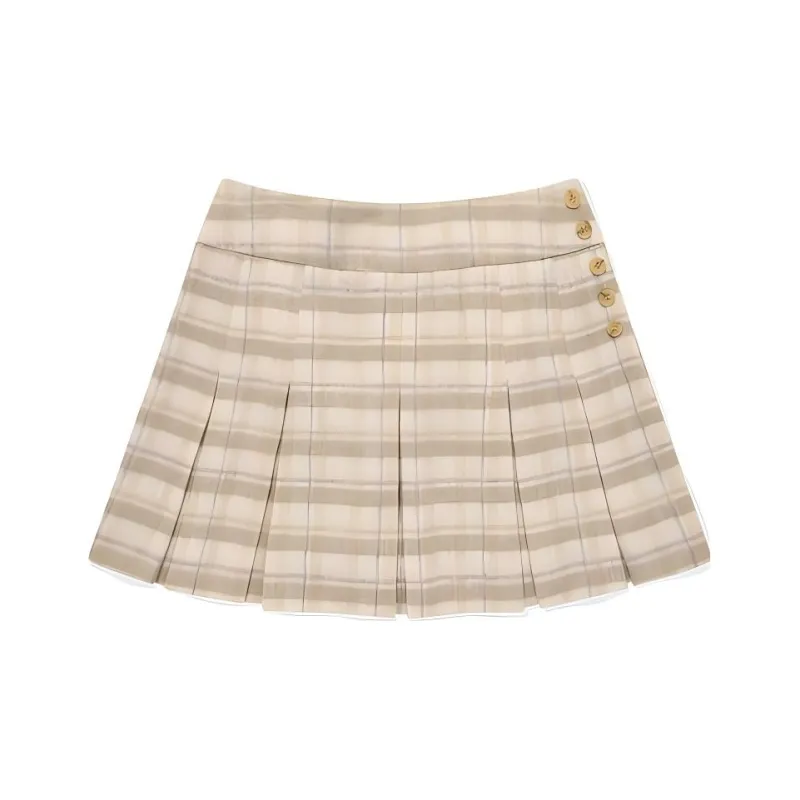 KIRSH Casual Short Skirts Women's Light Beige-0