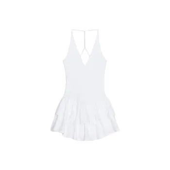 ZARA Slip Dresses Women's White
