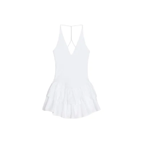 ZARA Slip Dresses Women's White