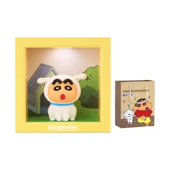 ROCK x Crayon Shinchan Dress Up Little White Chibi Figures