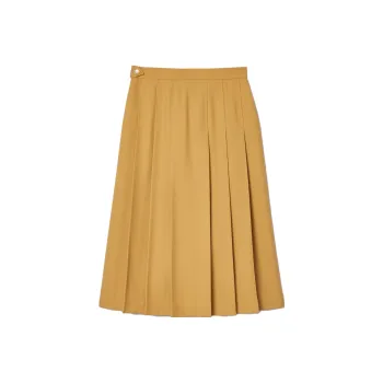 LACOSTE Casual Long Skirts Women's Yellow