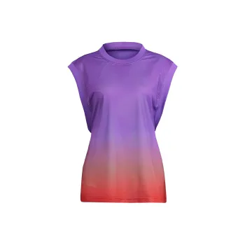 Adidas Sleeveless Sports Shirts Women's Bright Purple