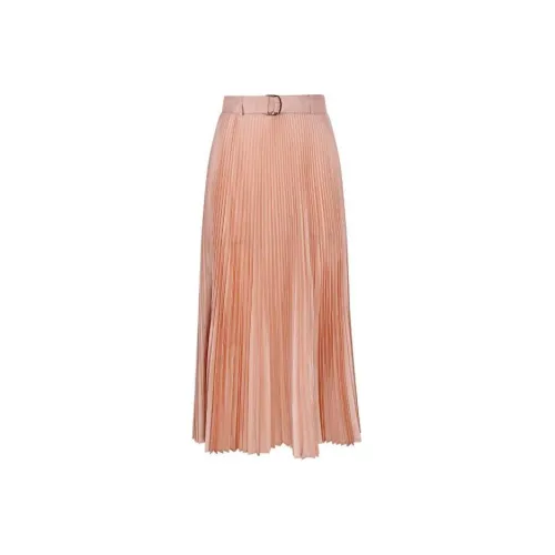 MaxMara A line Pleated Midi Skirt