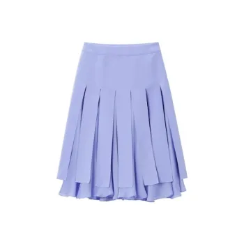 OVV Casual Long Skirts Women's Purple Blue