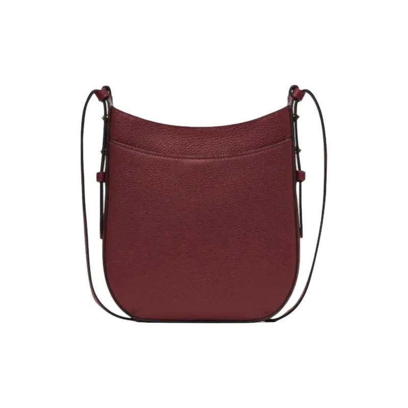 Kate Spade Leila Litchi Grain Leather Shoulder Bag Crossbody Bag Women's Cherry Wood Color-2