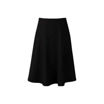 CLEANFLOW Casual Long Skirts Women's Black