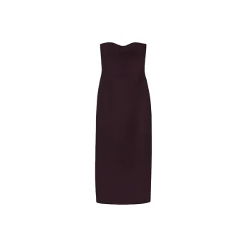 GUCCI Sleeveless Dress Women's Dark Purple