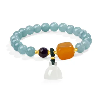 ZKY Chalcedony Jade Bracelets Unisex