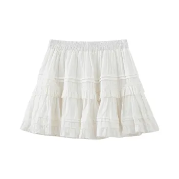 FLIM Casual Short Skirts Women's White