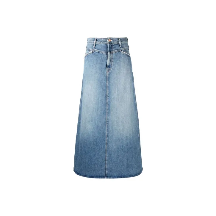 MOTHER Denim Short Skirts Women's Blue-0