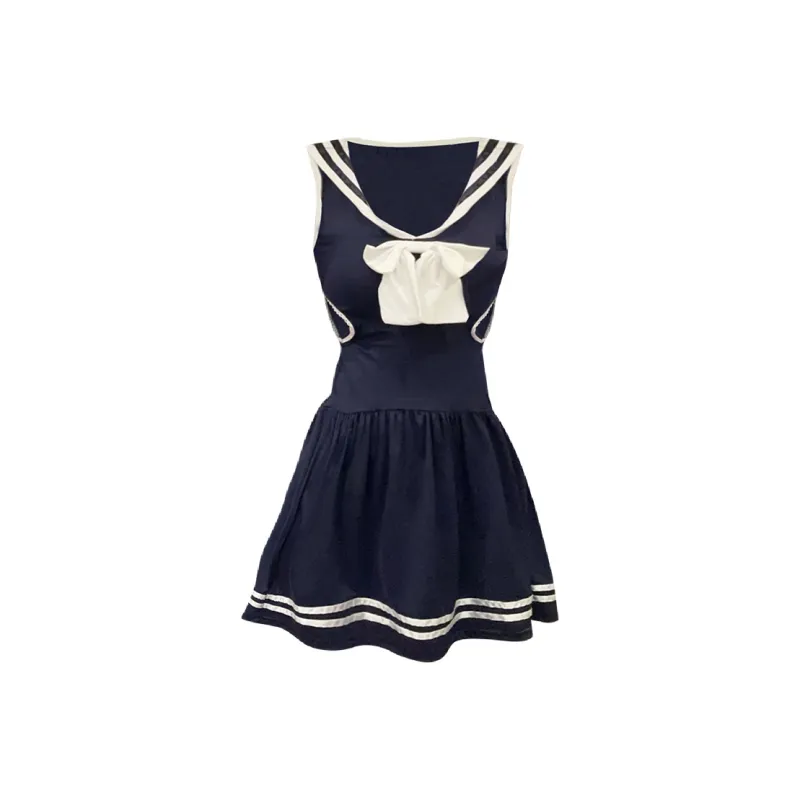 Aghr Sleeveless Dress Women's Navy Blue-0