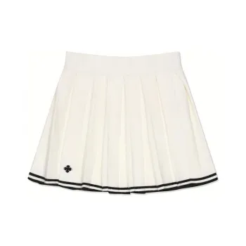 SMFK Casual Short Skirts Women's Snow Mountain White
