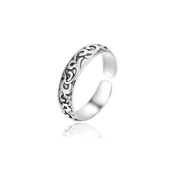 FOREVER MELODY S925 Silver Rings Men's