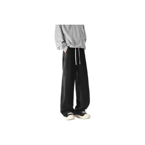 FASTFISH Casual Pants Men Black