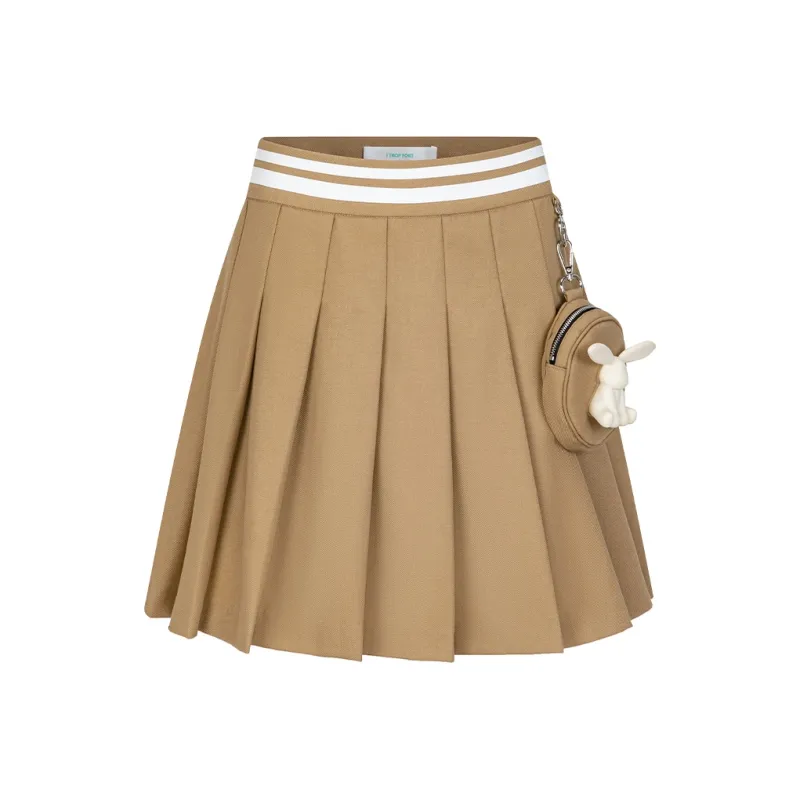 1 TROP FORT Casual Short Skirts Women's Light Purple-5