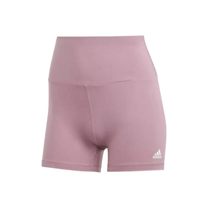 Adidas Women's Yoga Essentials High Waisted Short Leggings Wonder Orchid-0