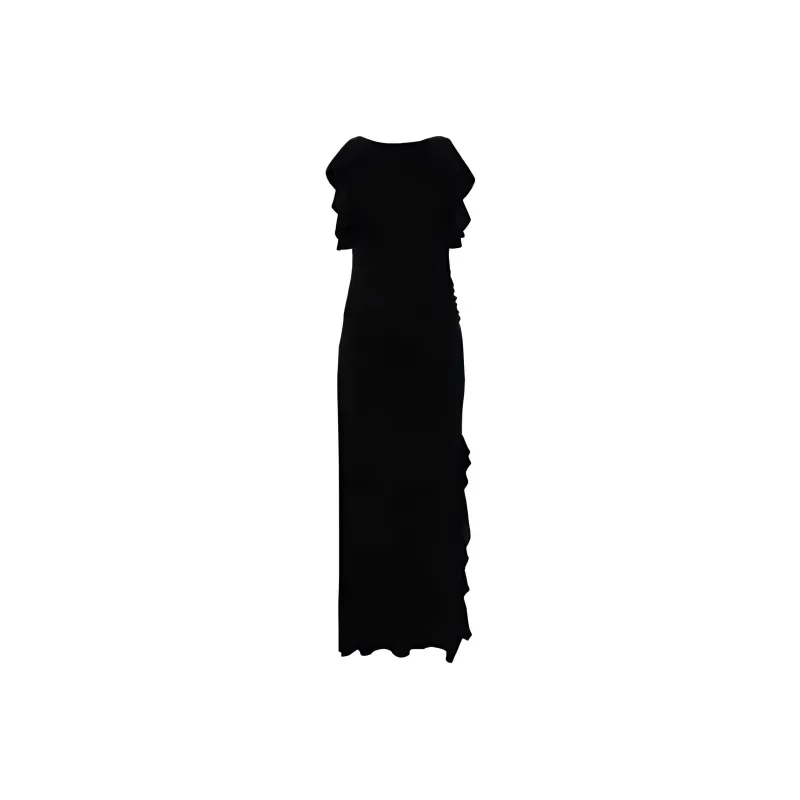IRO NIGHT Miassa Ruffle Detailed Maxi Dress-0