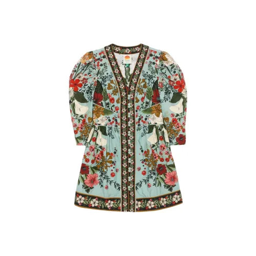 Farm Rio Beauty Bouquet Mini Dress