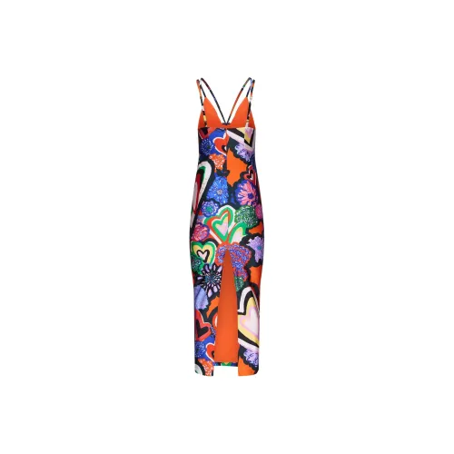 AREA X Heart print Maxi Dress
