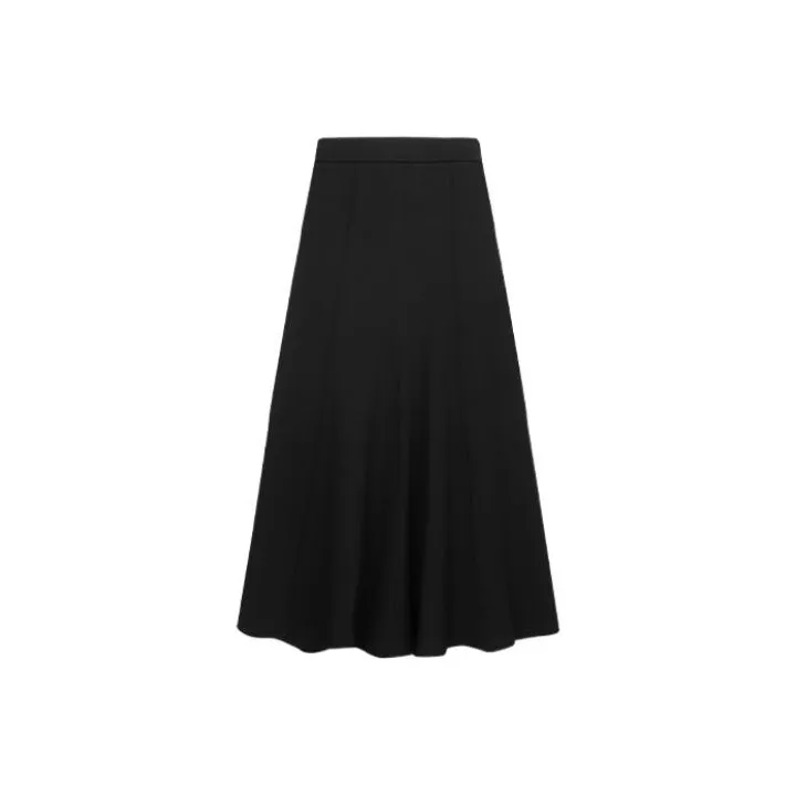 Y 3 Casual Long Skirt Women's Black-0
