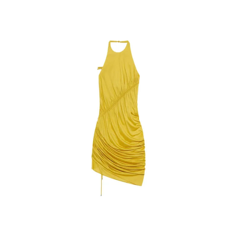 Blumarine Sleeveless Dress Women's Yellow-0