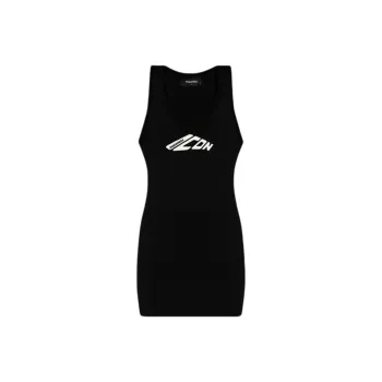DSQUARED 2 Icon Printed Sleeveless Mini Dress