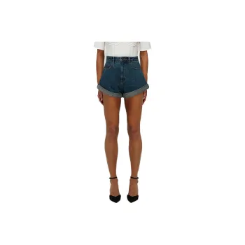 Self portrait Denim Shorts Women's Denim Blue