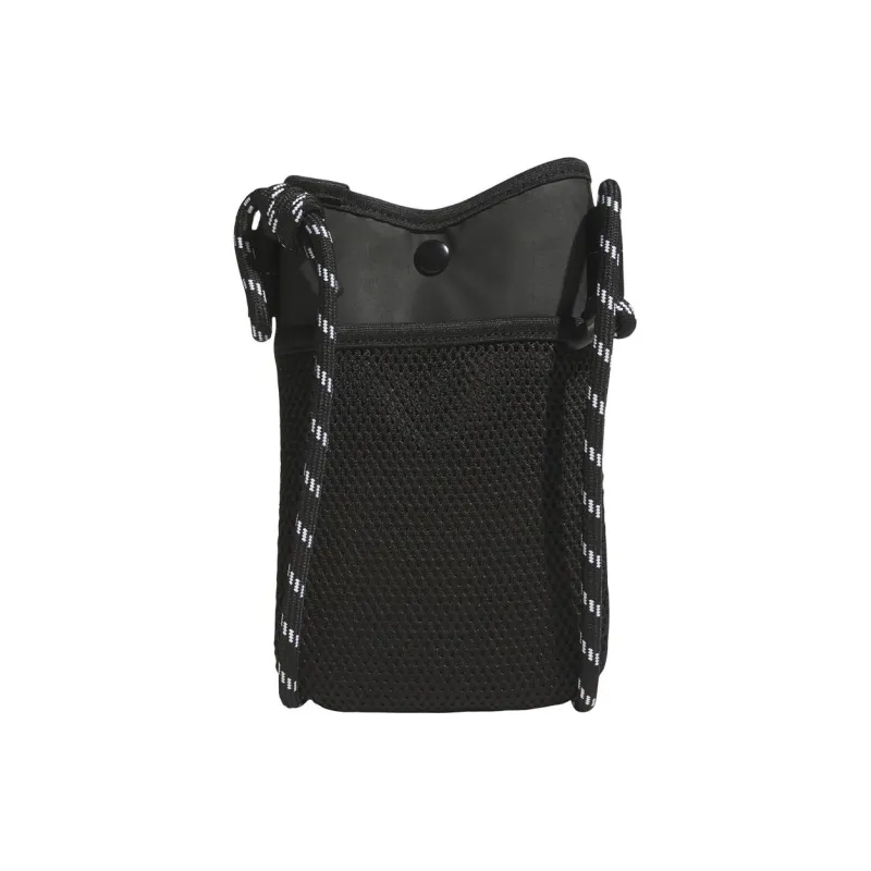 Adidas Polyester One Shoulder Crossbody Cell Phone Pouch Trumpets Unisex Black-2