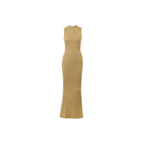 HOUSE OF CB Emmie Sleeveless Dress Women's Gold