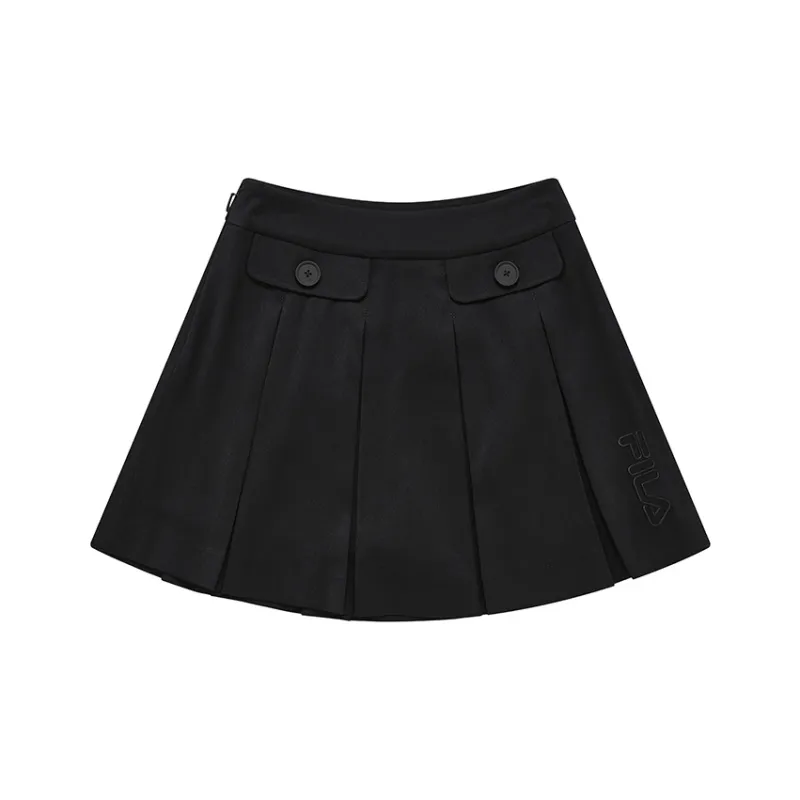 FILA FUSION Casual Short Skirts Women's Pitch Black-0