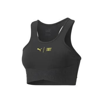 PUMA Women's First Mile High Impact Bra Sports Underwear Women's Black