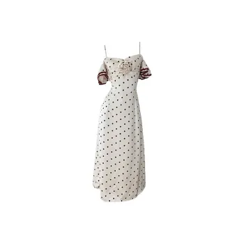 Manekniv Slip Dresses Women's Polka Dot