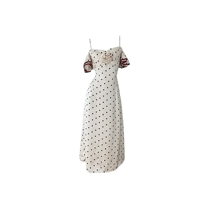 Manekniv Slip Dresses Women's Polka Dot-0