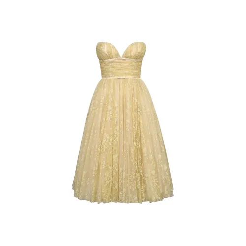 HOUSE OF CB Madame Sleeveless Dress Women's Gold