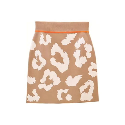 HERMES FW22 Half Length Skirt Women's Beige