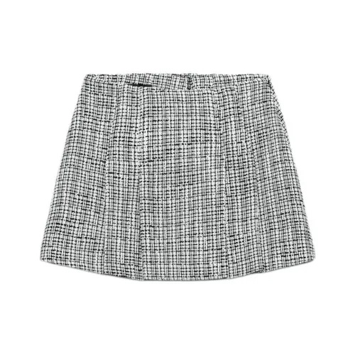 ZARA Casual Short Skirts Women's Stripes