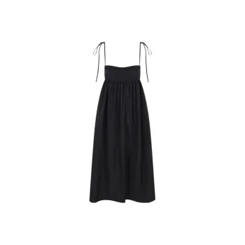 CECILIE BAHNSEN Slip Dress Women's Black