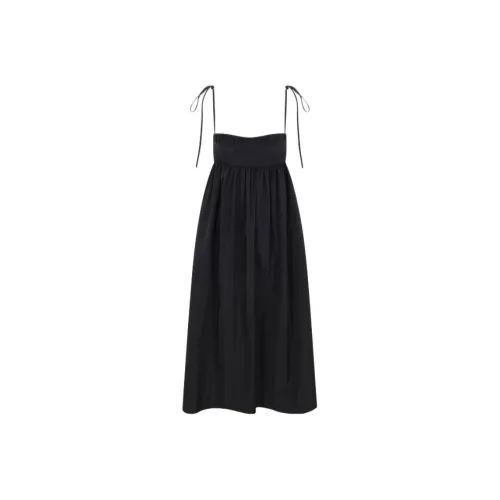 CECILIE BAHNSEN Slip Dress Women's Black