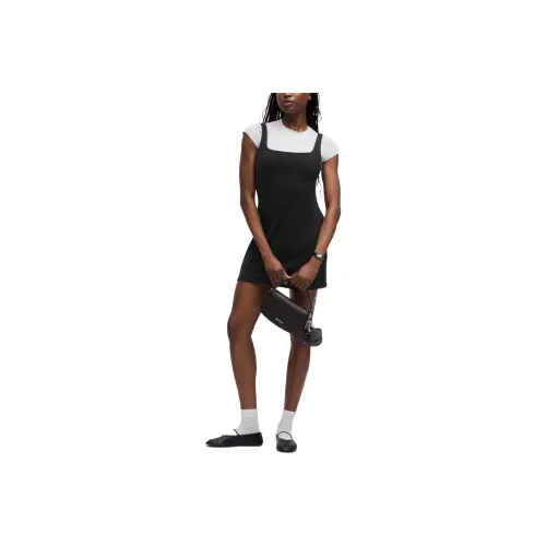 Lululemon SmoothCoverWunder Under Slip Dress Women's Black
