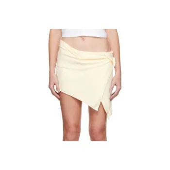 Jacquemus Casual Short Skirts Women's Yellow