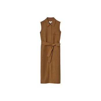 COS Sleeveless Dress Women's Brown