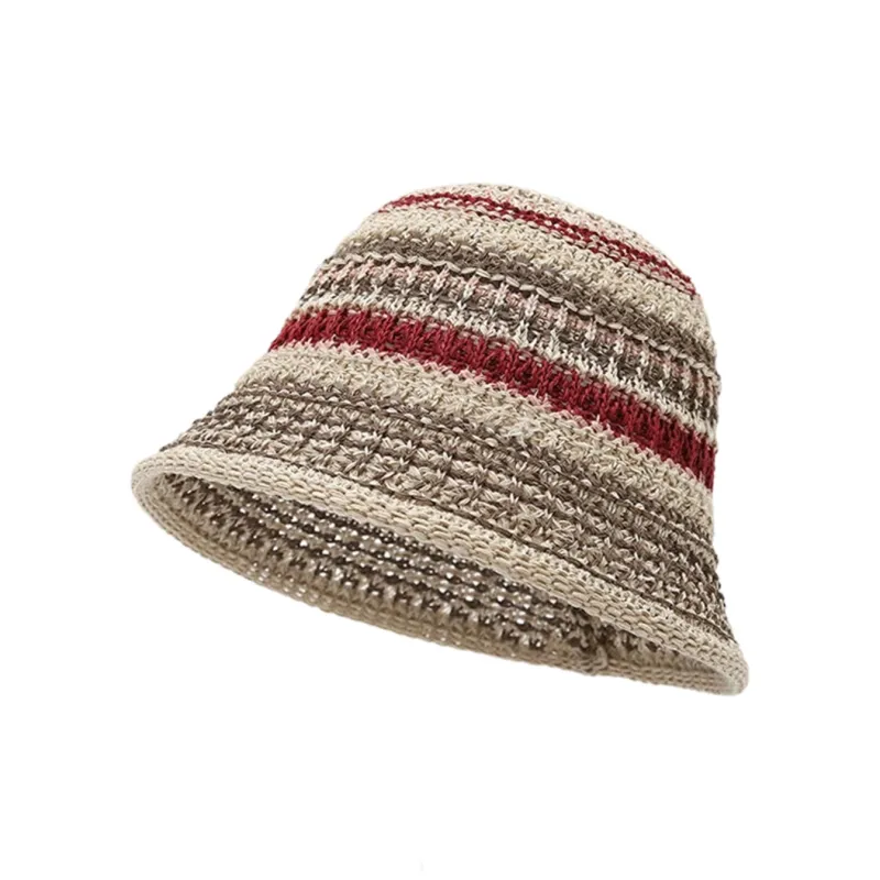 Fishing For Bears Polyester Bucket Hats Unisex-5