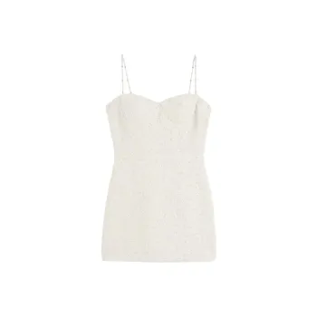 Bebe SS24 Slip Dress Women's Ecru