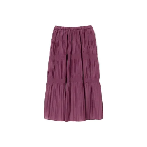 Beams Casual Long Skirts Women's Red