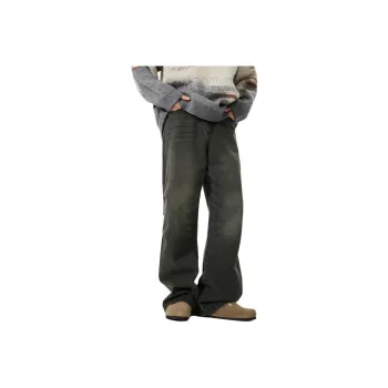 SONGS ALONG Jeans Unisex Dull Cyan