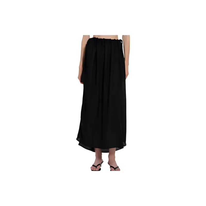 TOTEME Casual Long Skirts Women's Black-0