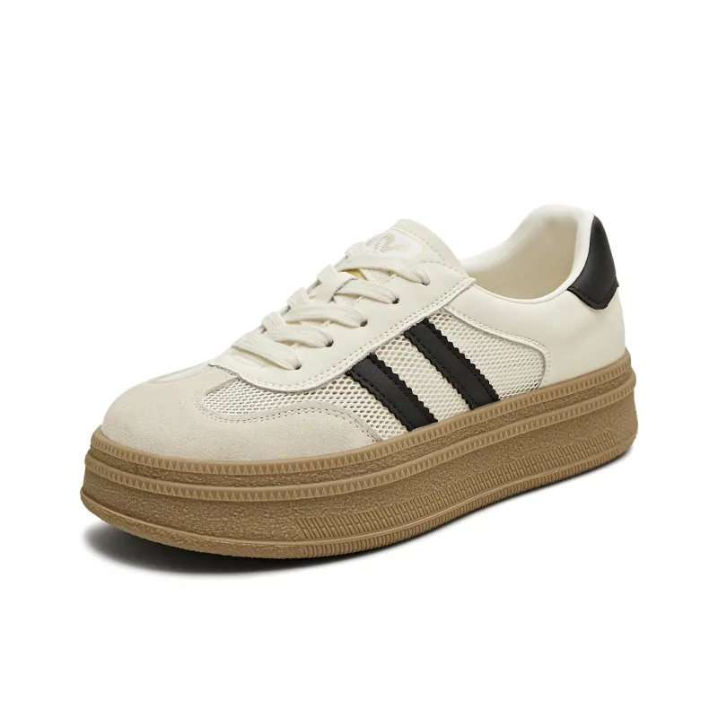 Teenmix Slip Resistant Shock Absorbers Low Top Skateboard Shoes Women's-1