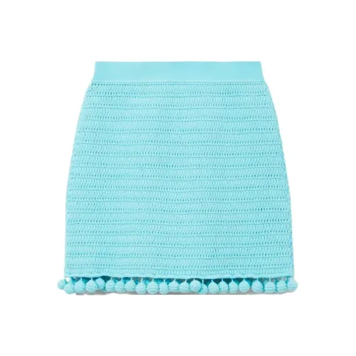 Burberry SS23 Casual Short Skirts Women's Blue