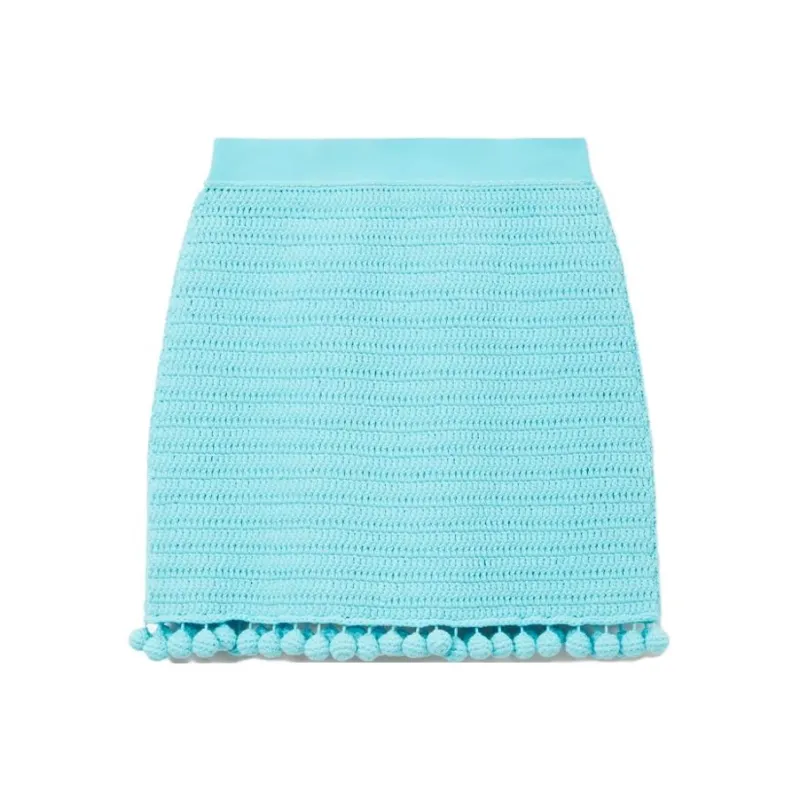 Burberry SS23 Casual Short Skirts Women's Blue-0