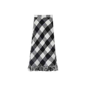 JINYE ORIENTAL Casual Long Skirts Women's Black/White